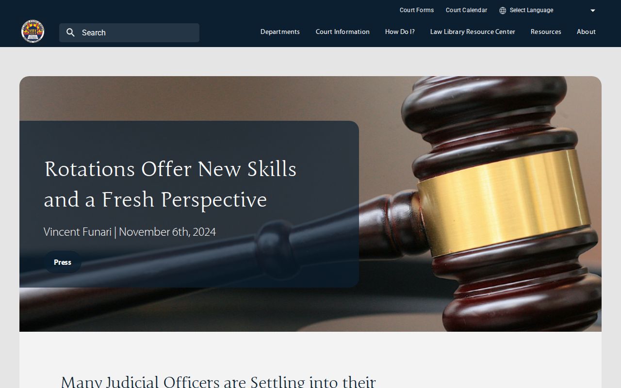 Maricopa County court schedule judicial rotations source
