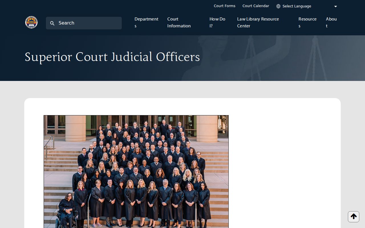 Maricopa County court schedule judicial officer directory